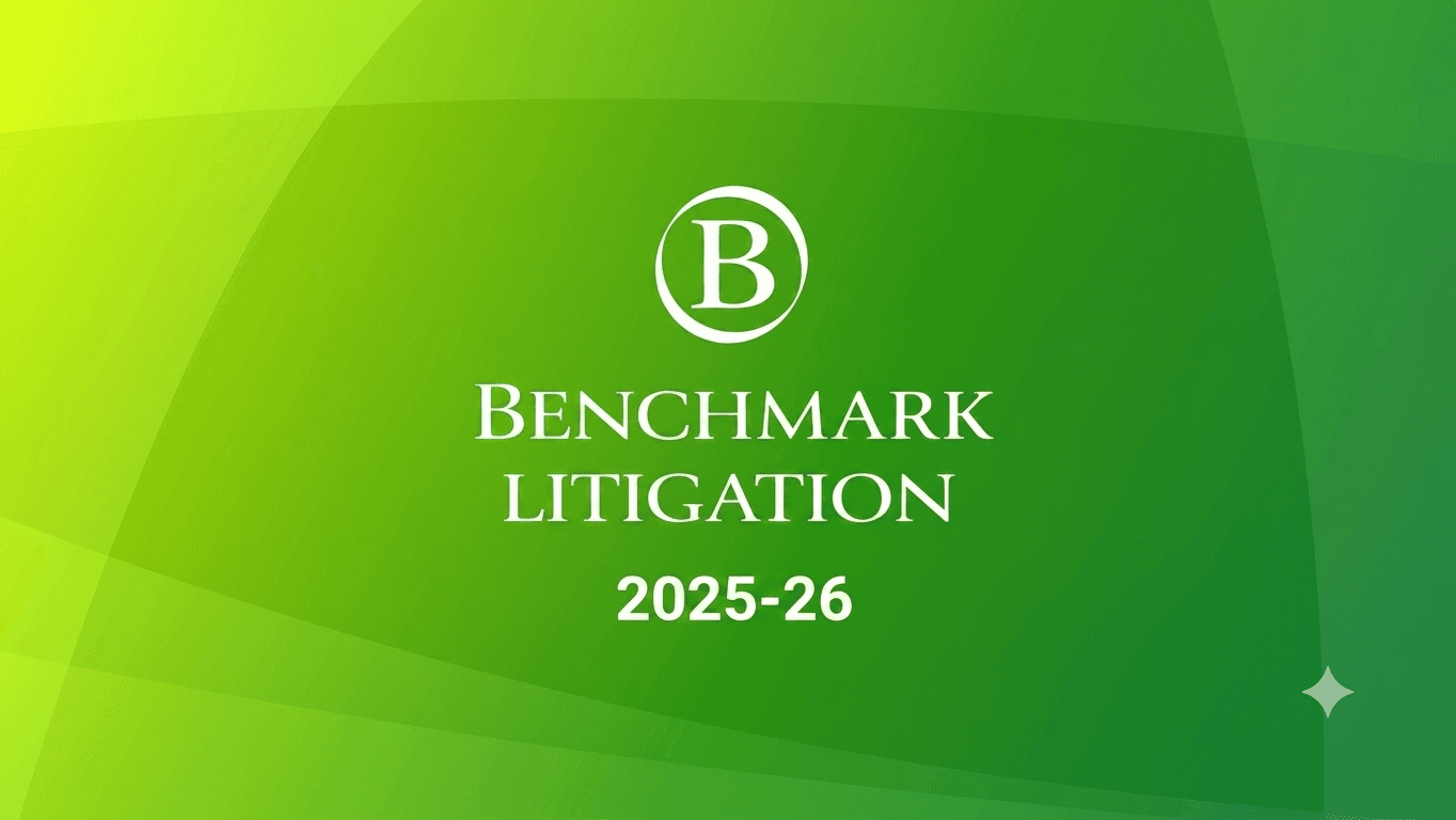 Anu Monga recognised among Top 100 Women in Litigation in Asia Pacific by Benchmark Litigation